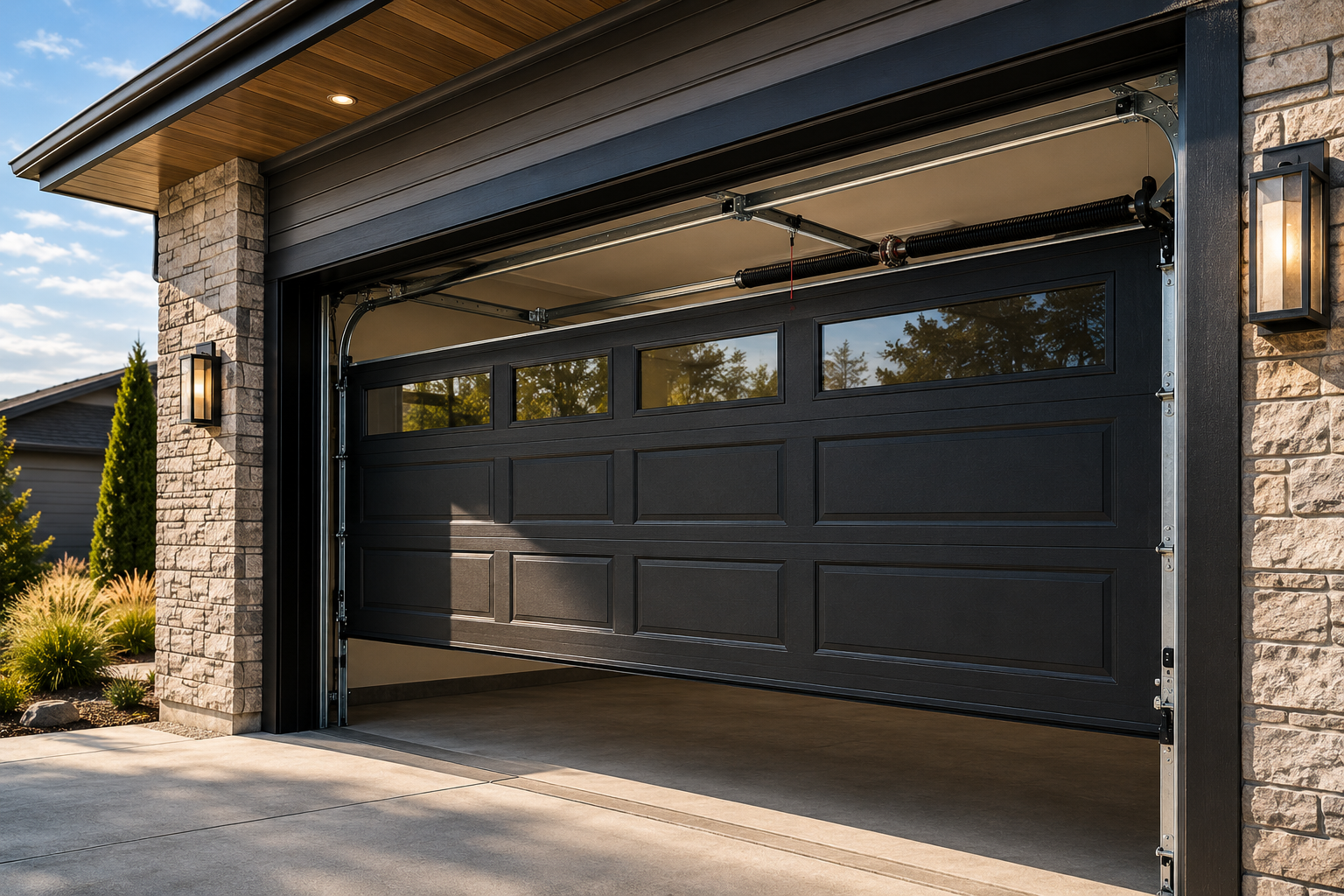 Garage door installation